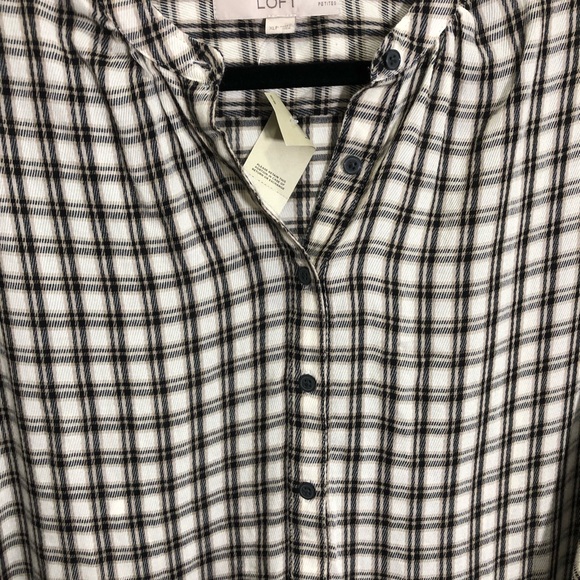 Ann Taylor Loft Gingham Shirt Dress 💞HOST PICK💞 - Picture 3 of 8